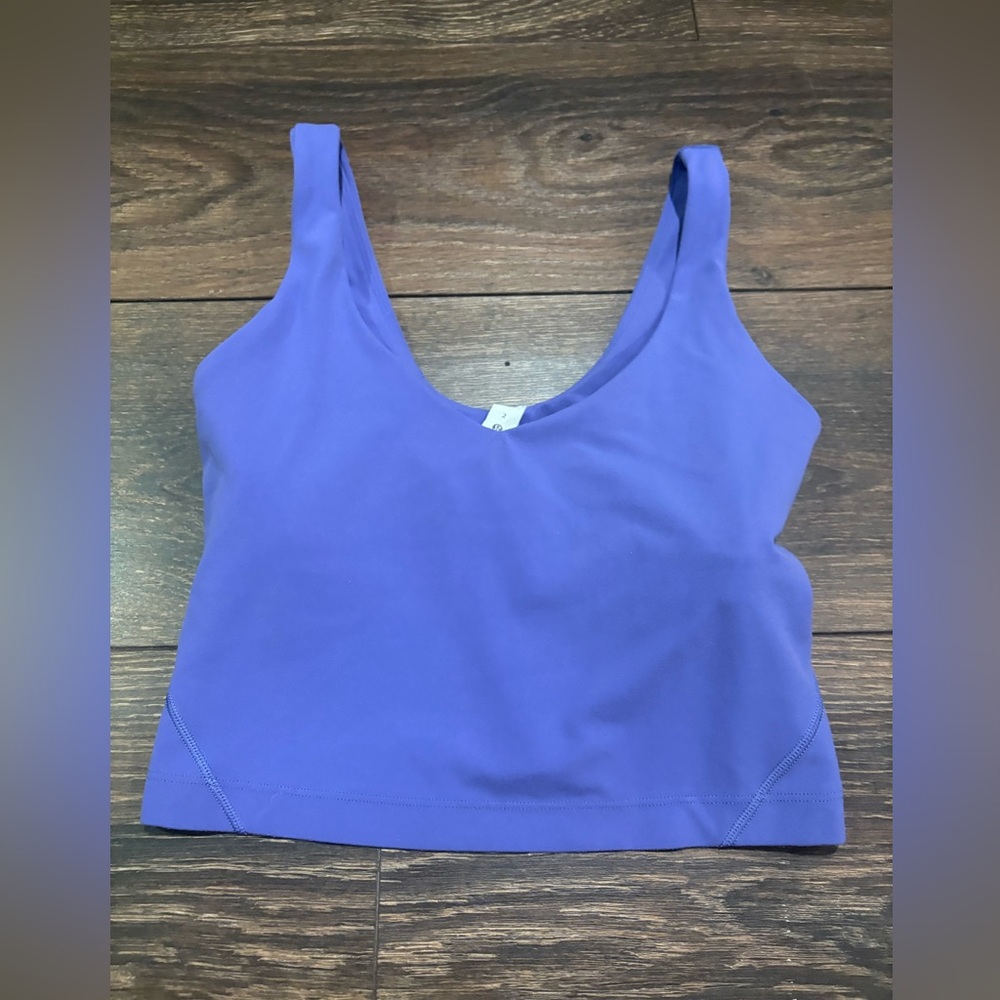 purple lululemon align top